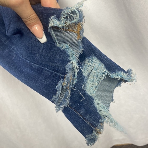 MADEWELL 9" High-Rise Skinny Jeans: Destructed Edition - Picture 9 of 14